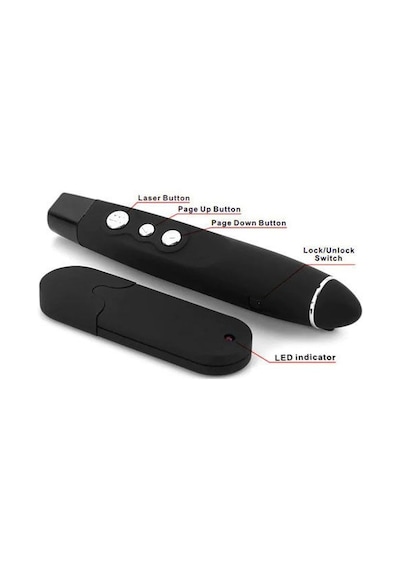 Sunum Kumandası Kırmızı Laser Pointer Pp-1000 Lazer Presenter