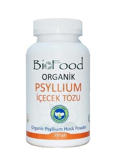 BioFood Organik Psyllium Husk Karnıyarık Otu İçecek Tozu 250 G