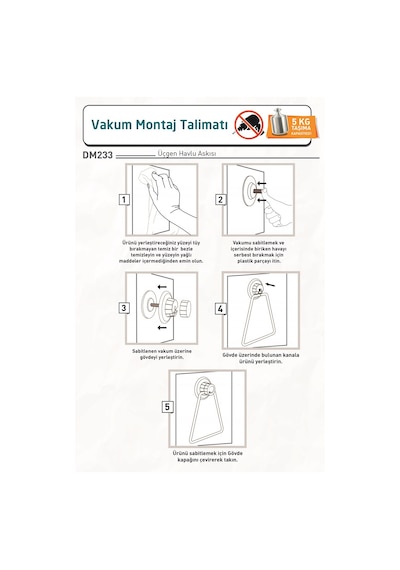 Teknotel Banyo Havlu Askısı Havluluk Krom Dm23 Krom