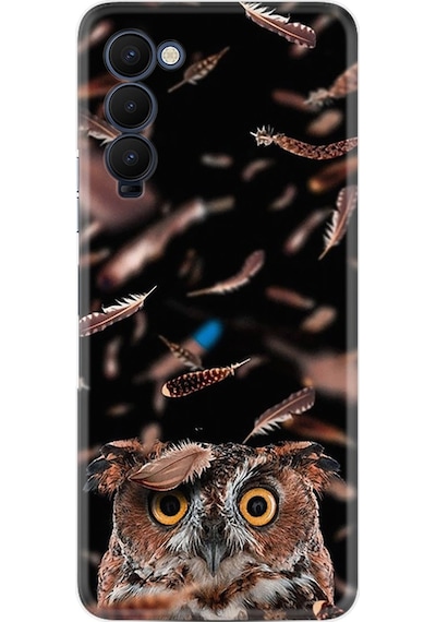 Tecno Camon 18P Kılıf Resimli Silikon Green Prizma 1347