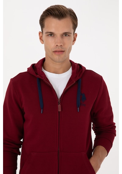 U.s. Polo Assn. Erkek Bordo Hırka Örme 50307765-vr014 Bordo