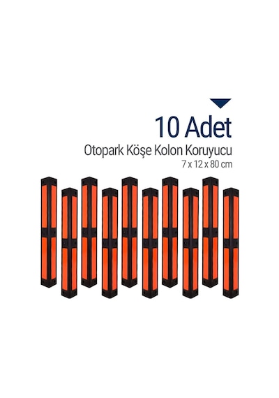 Otopark Köşe Kolon Koruyucu, Koruma 10'Lu Set (534231251)