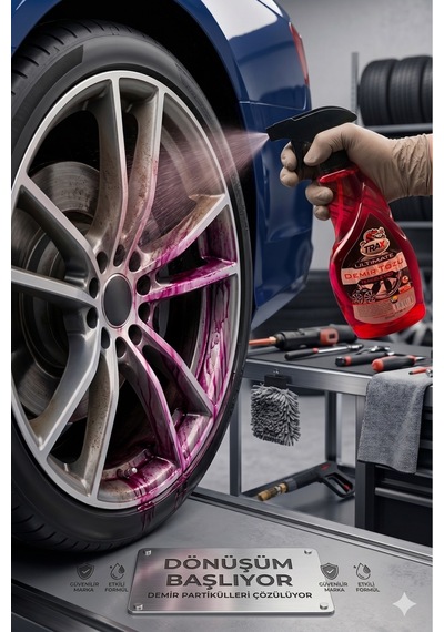 Autobase Jant Temizleyici Ve Demir Tozu Temizleyici Sprey 500 Ml