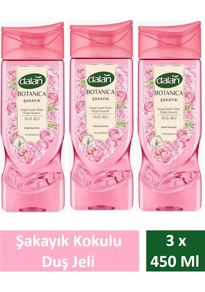 Duş Jeli Botanica Şakayık 450 Ml X 3 Adet