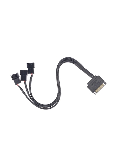 Sata Power To Fan 3 Port Pin Çevirici Çoklayıcı Pwm Kablosu 4597A
