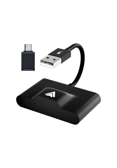 Ally Usb+type-c Android Kablosuz Carplay Adaptör Çevirici - Youtube Netflix Tiktok Video Yansıtıcı- 5775 Beyaz