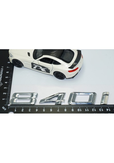 Dk Tuning 840i Bagaj Krom Metal 3m 3d Yazı Logo Bmw İle Uyumlu