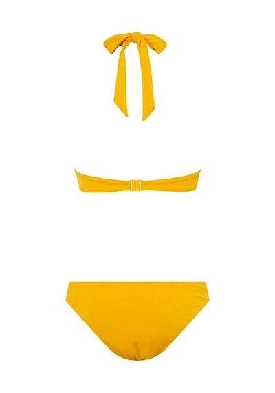 U.S. Polo Assn. Kadın Hardal Bikini Takım
