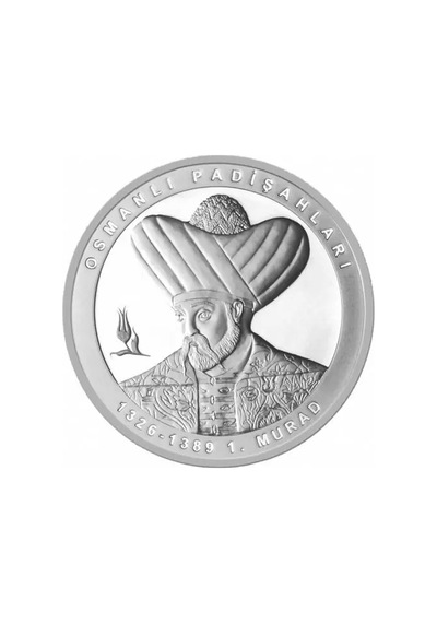 Agakulche 1. Murad Osmanlı Gümüş Sikke Coin