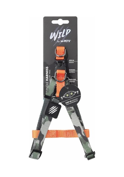 M-pets Wıld Jungle Harness S Çok Renkli