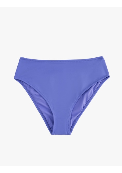 Koton Yüksek Bel Dar Kalıp Bikini Altı Mor 5sak00076mm Mor
