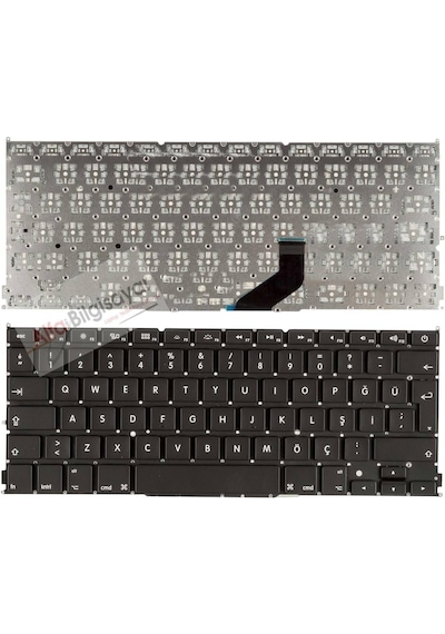 Alfabilgisayar Apple Uyumlu MacBook Me662Ll/A Klavye Tuş Takımı Q-Türkçe