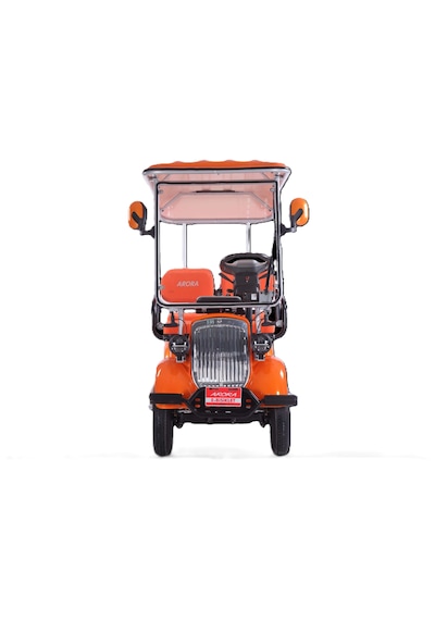 Arora Nostalji 72vx45ah 4 Teker Elektrikli Moped 1500 W Turuncu