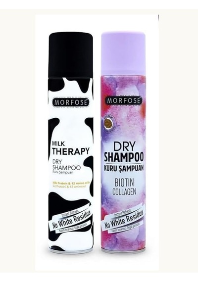Morfose Kuru Şampuan Milk Therapy 200 Ml Kuru Şampuan Ekstra Hacim 1 KG