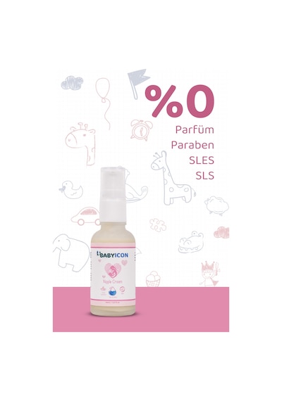 Baby Icon Organik Vegan Göğüs Ucu Kremi