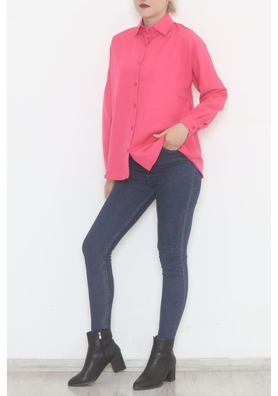 Bensu Store - Salaş Gömlek Fuşya - 293.1247. 001