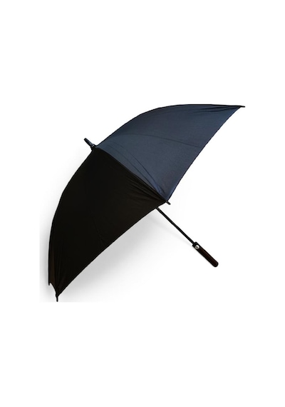 Baginn Erkek Şemsiye Siyah Renk Baston Protokol Şemsiye 110 Cm Çap 95 Cm Boy Çift Tenteli 8 Telli 001
