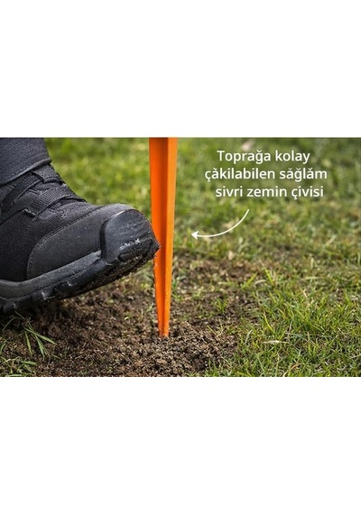4'lü Bahçe Sulama Fıskiyesi, Mavi Ve Turuncu, Kısa Memeli, Döner Başlıklı, Çim Ve Bitki Sulama Sistemi