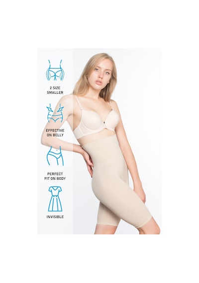 Ten Mı Emay 3200 Pantolon Altı Soft Double Boxer Korse Ten
