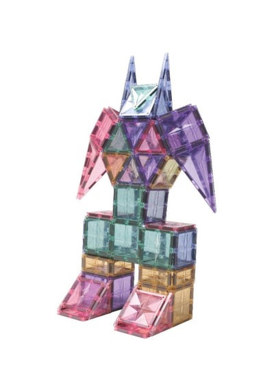 Cleverclixx Large Creative Pack Manyetik Bloklar, Pastel 125 Parça