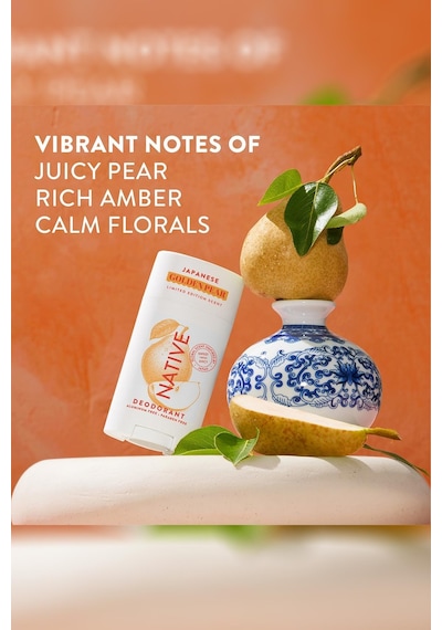 Native Japanese Golden Pear Alüminyumsuz Stick Deodorant 75gr