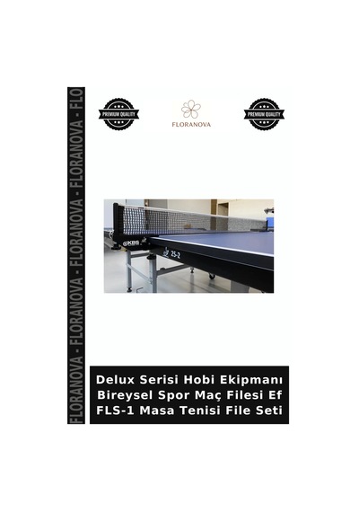 Delux Serisi Hobi Ekipmanı Bireysel Spor Maç Filesi Ef Fls-1 Masa Tenisi File Seti Belirtilmemiş