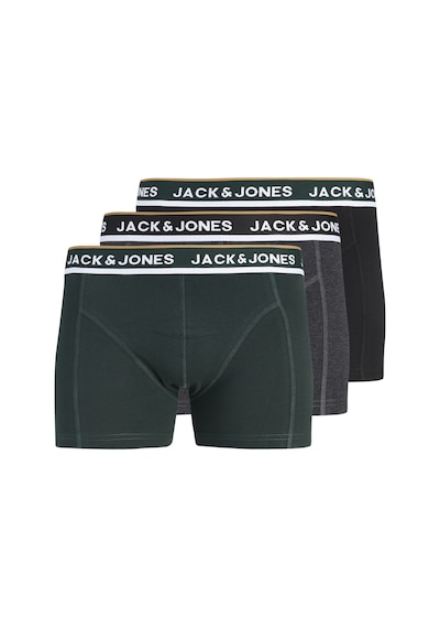 Jack & Jones Erkek 3'lü Boxer Paketi - Way - 12298997 Scarab
