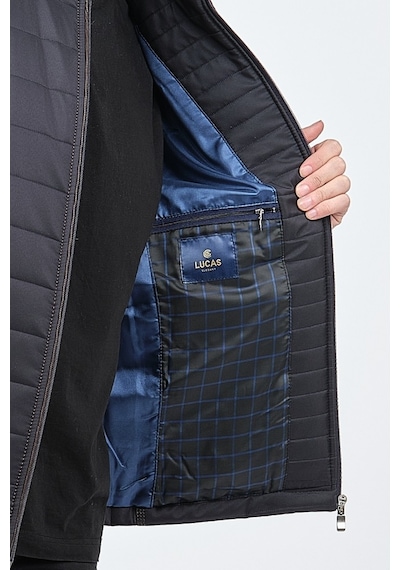 Lucas Erkek Dik Yaka Spor Mont 2650747 Lacivert-Lacivert