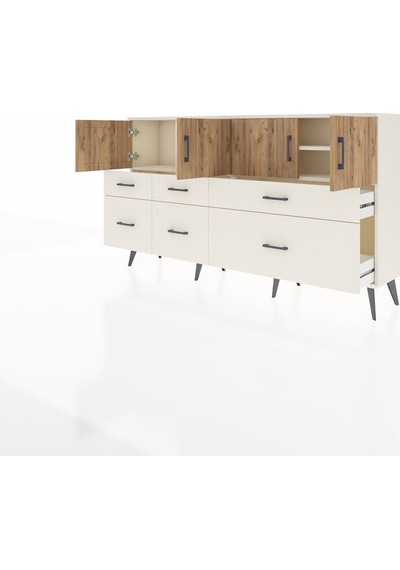 Arges Konsol 4 Raflı 6 Çekmeceli 4 Kapaklı 176x30x99 Aytaşı-çam/aytaşı Atlas Çam/aytası - Aytası Arges Konsol 4 Raflı 6 Çekmeceli 4 Kapaklı 176x30x99 Aytaşı-çam/aytaşı Atlas Çam/aytası - Aytası