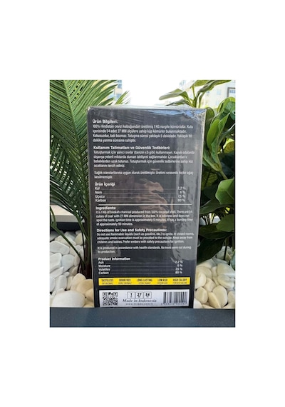 Mr Eds Xsense Gray - 27mm 1 Kg Nargile Kömürü