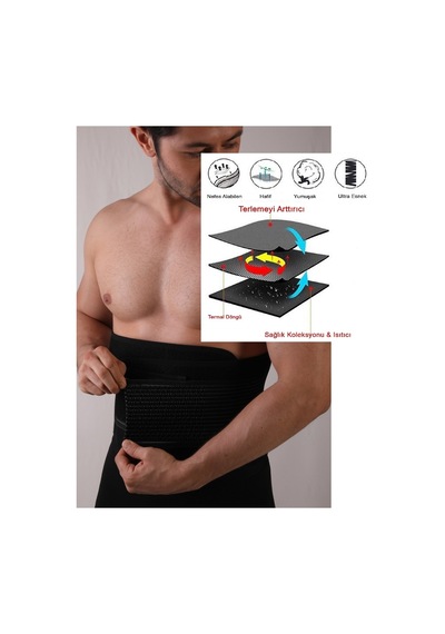 Sweet Sweat Termal Sauna Korse Bel Göbek  Terletici Çok Renkli