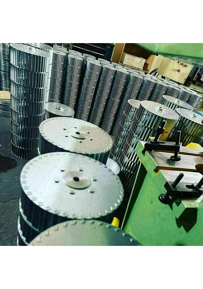 Çap 180 Boy 70 Delik 19 Mm Sol Yön Radyal Fan Pervanesi