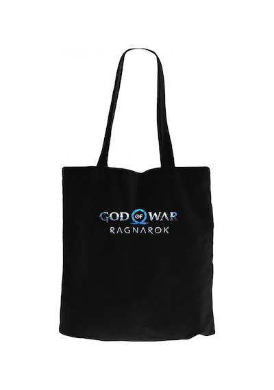 God of War Ragnarok Siyah Kanvas Bez Çanta