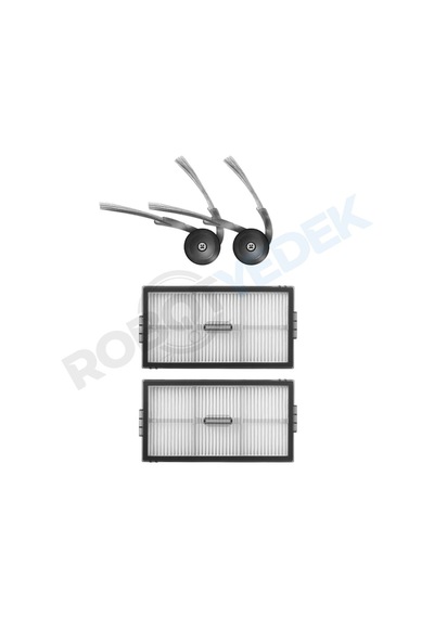 Roborock Qrevo Edge 2 Pro Uyumlu Hepa Filtre Ve Yan Fırça-4 Parça