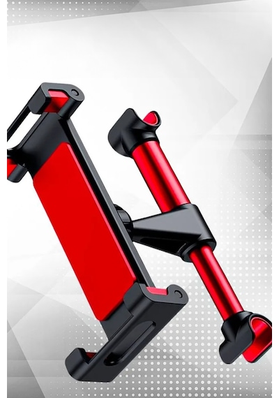 Araç İçi Koltuk Arkası Telefon Tablet Stand Koltuk Arkası Metal Stand Kaliteli Sarsılmaz Tabletstand Siyah