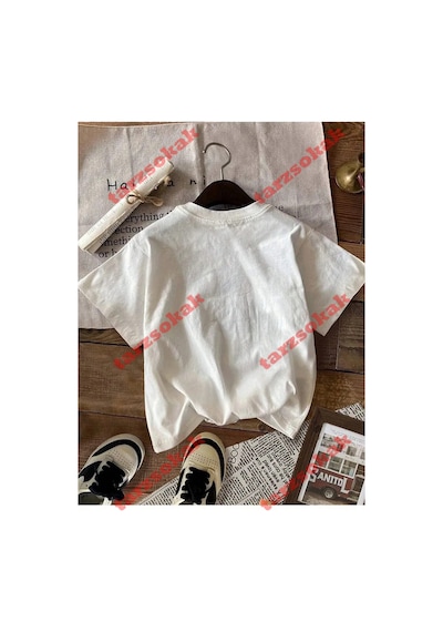 Tarzsokak Beyaz Hayat Garip Harajuku Anime Sevimli Manga/komik Tshirt Funko Pop