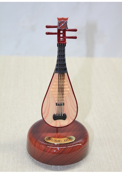 Ud Tasarımlı Müzik Kutusu Sarı