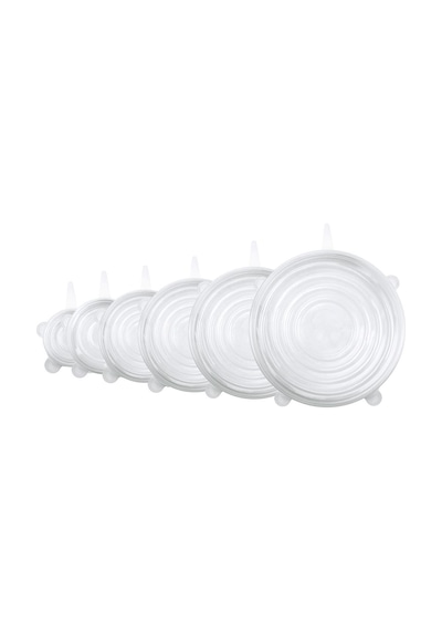 Silicolife 6 Adet Streç Kapak Gıda Koruyucu Sl-063 Çok Renkli