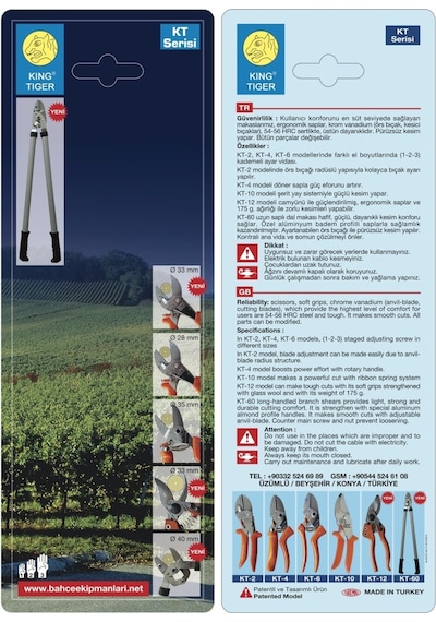 Kıng Tıger Budama Makası Kt-6