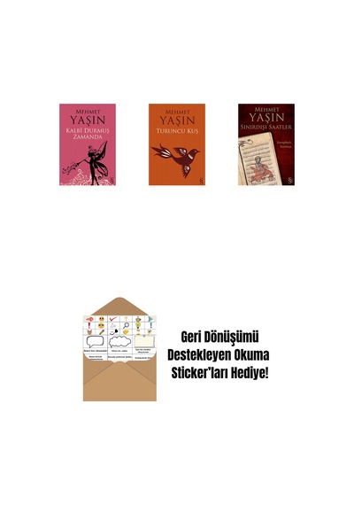 Kalbi Durmuş Zamanda + Turuncu Kuş + Sınırdışı Saatler + Okuma Sticker'ları