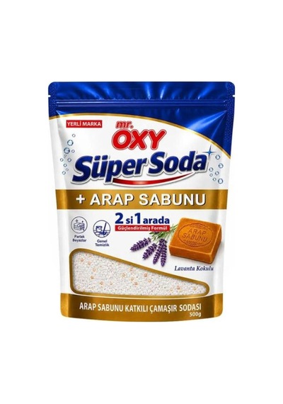 Oxy Camasır Sodası Sabun Katkılı 500 Gr