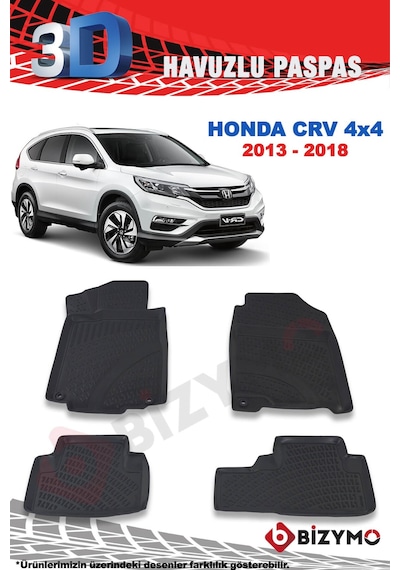Honda Crv Suv 2013-2018 3D Paspas Takımı Bizymo