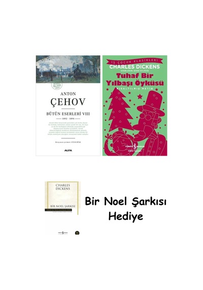 Anton Çehov Bütün Eserleri 8 + Tuhaf Bir Yılbaşı Öyküsü + Bir Noel Şarkısı