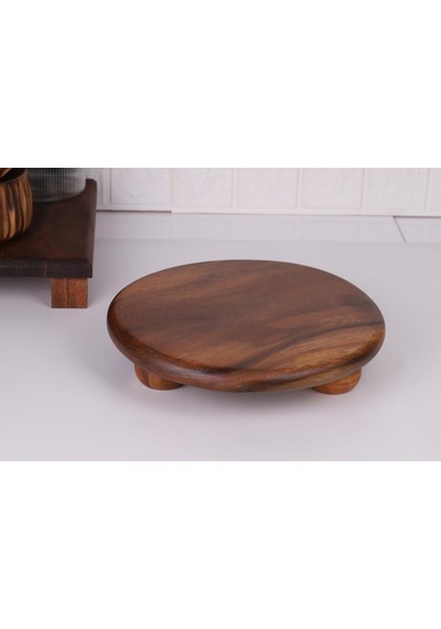 Atby Akasya Top Ayaklı 25cm Sunumluk S/16 Ahşap