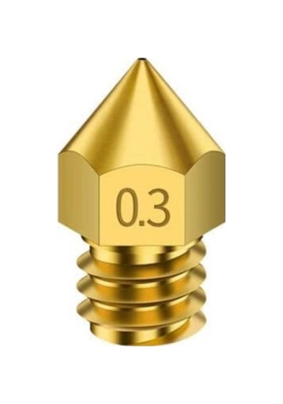 3d Yazıcı-printer Mk8 0.3mm Pirinç Nozzle