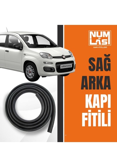 Fiat Panda 2012-2025 Sağ Arka Kapı Fitili-a Kalite-numlas-nm3155
