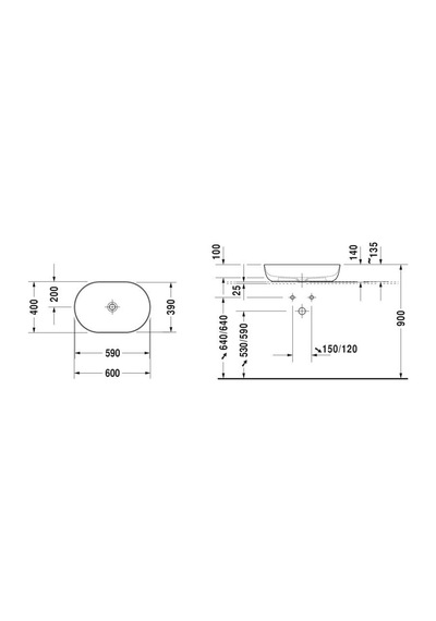 Duravit Luv Çanak Lavabo 60 CM 0379600000