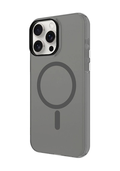 Nourthkiingdom Apple Uyumlu iPhone 15 Pro Max Nrtk Magsafe Şarj Özellikli Buzlu Transparan C-pro Sert Kılıf-derin M Derin Mor