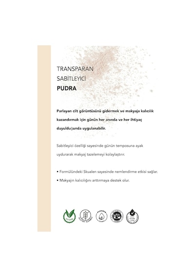 Farmasi Transparan Sabitleyici Pudra 12 G