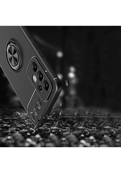 Galaxy A33 5g Kılıf Zore Ravel Silikon Kapak Siyah